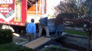 Piano move to customer